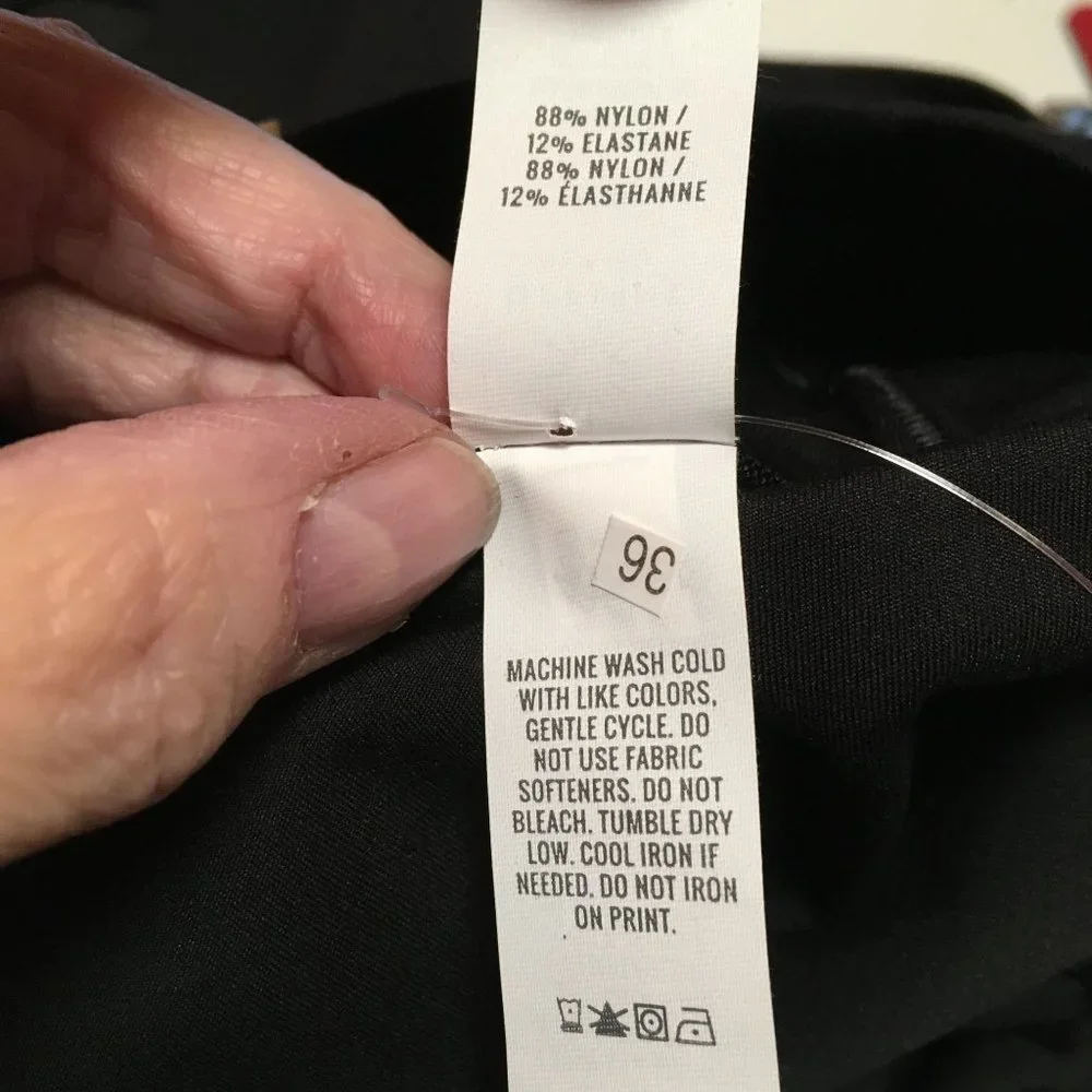 NWT OFFLINE By Aerie Real Me High Waisted Crossover Flare Legging Black Size Med - Picture 10 of 12